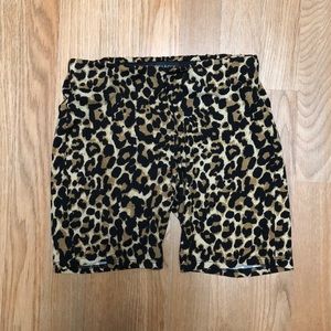 PacSun Kendall & Kylie leopard bike shorts
